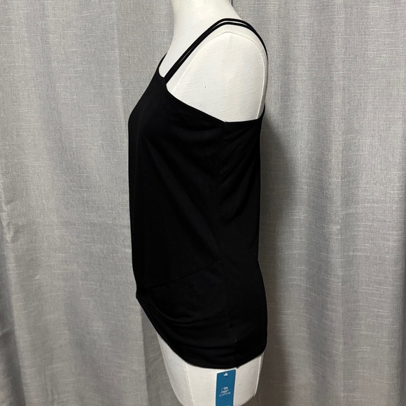 NWT CUPSHE Summer Beach Wear Top-Sz M-Rayon Blend-Black-Cute Strap Detail - Picture 6 of 13
